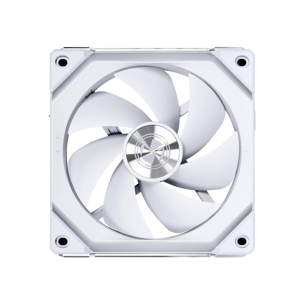 Lian Li UNI FAN SL120 V2 RGB PWM Fan, Triple-pack w/ Controller - 120mm, white