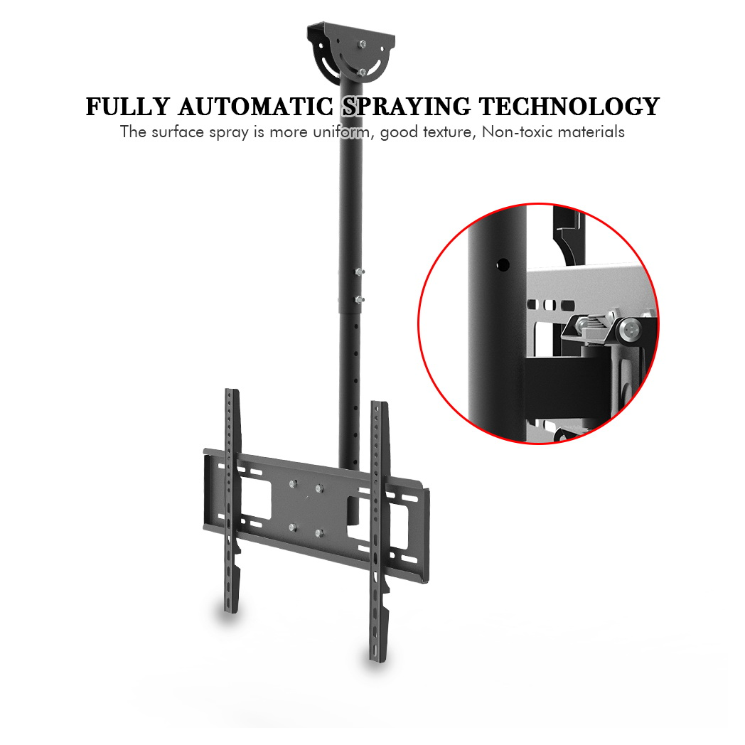 TMC-7006 Ceiling Mount TV Wall Bracket Roof Rack Pole Retractable For 32"-70" Flat Screen
