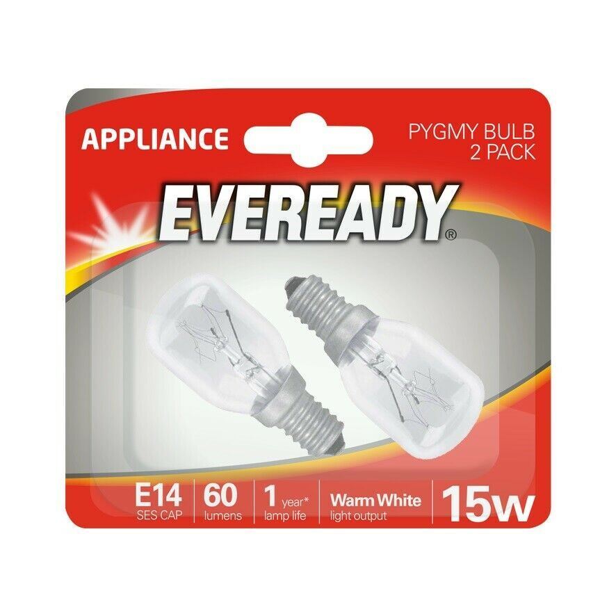 220-240V 15W Pygmy Light Bulb Appliance SES Small Screw Warm White