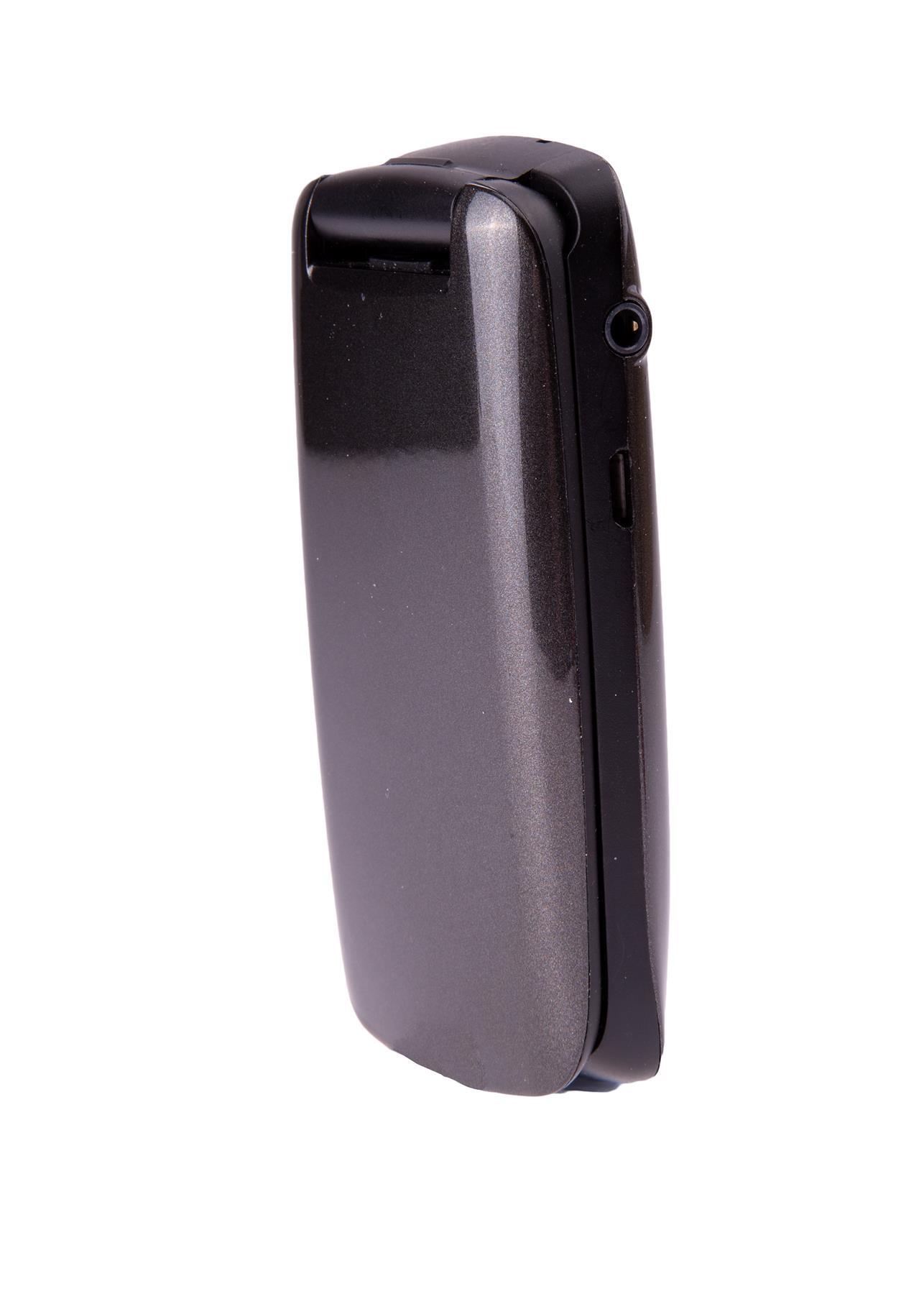 TTfone TT300 Star GREY Flip Folding Big Button Senior SOS Emergency Button Mobile Phone with Vodafone PAYG Sim Card