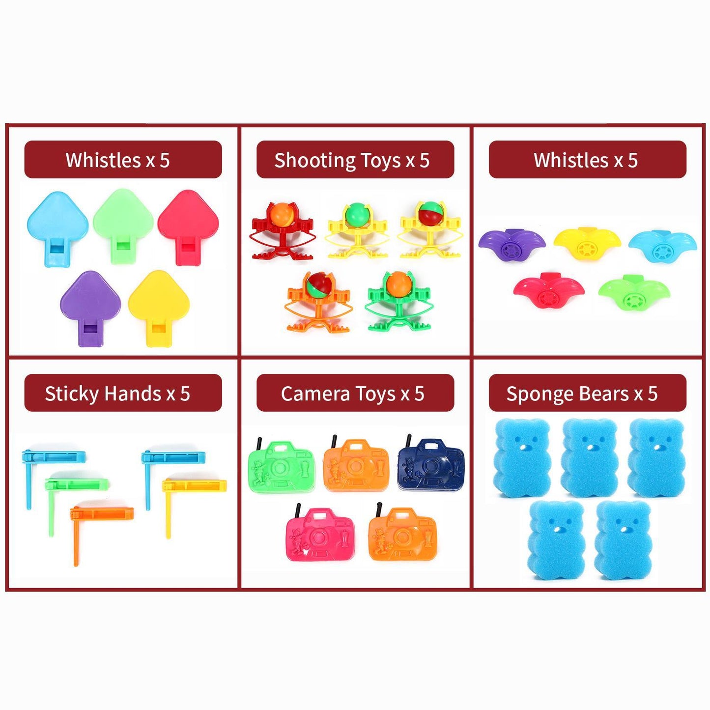 SOKA 120 PCS Party Bag Stocking Fillers Toys - Unique Designs