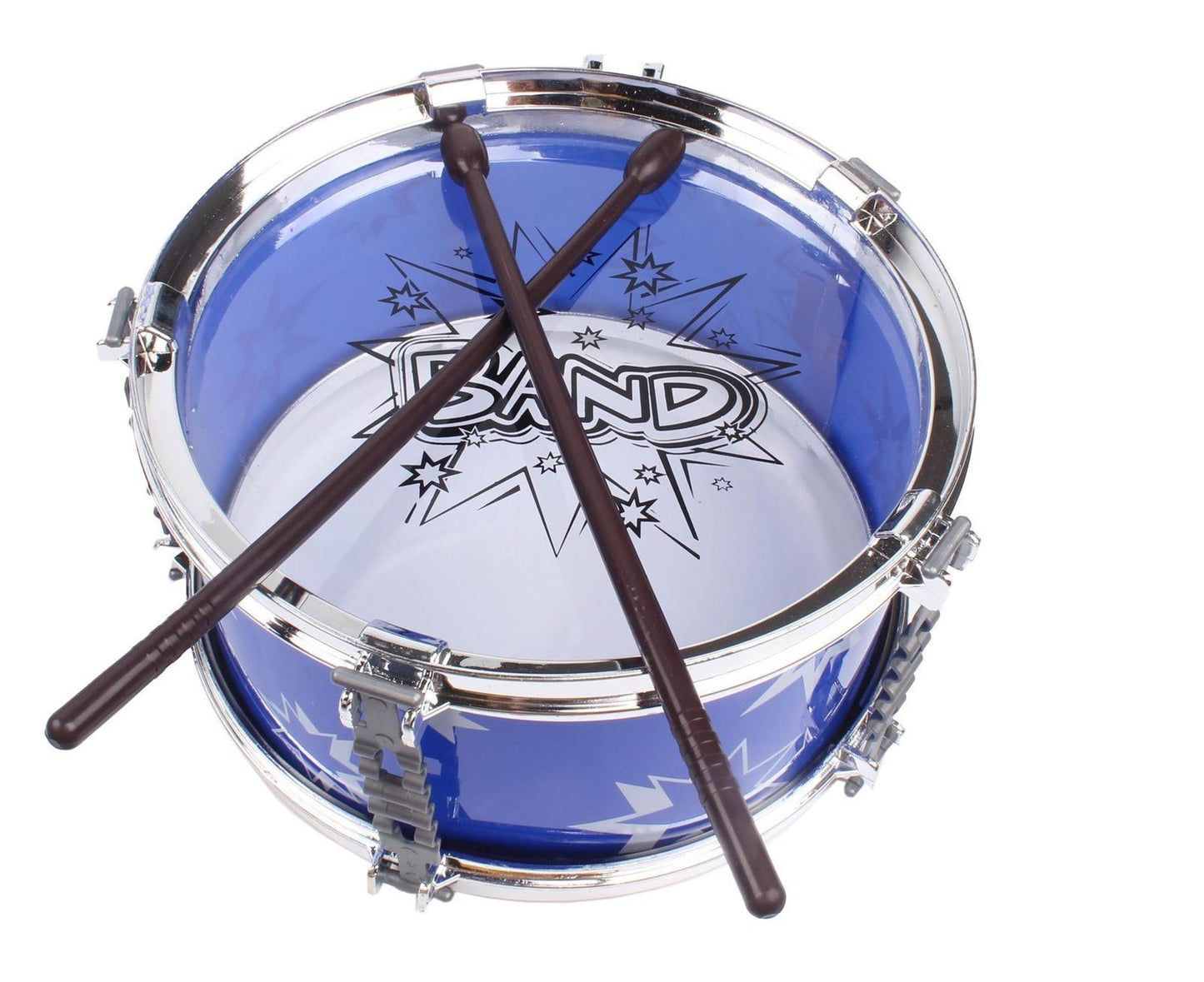 Soka Big Band Children's Rockstar Drums & Cymbal Kit With Stool- BLUE