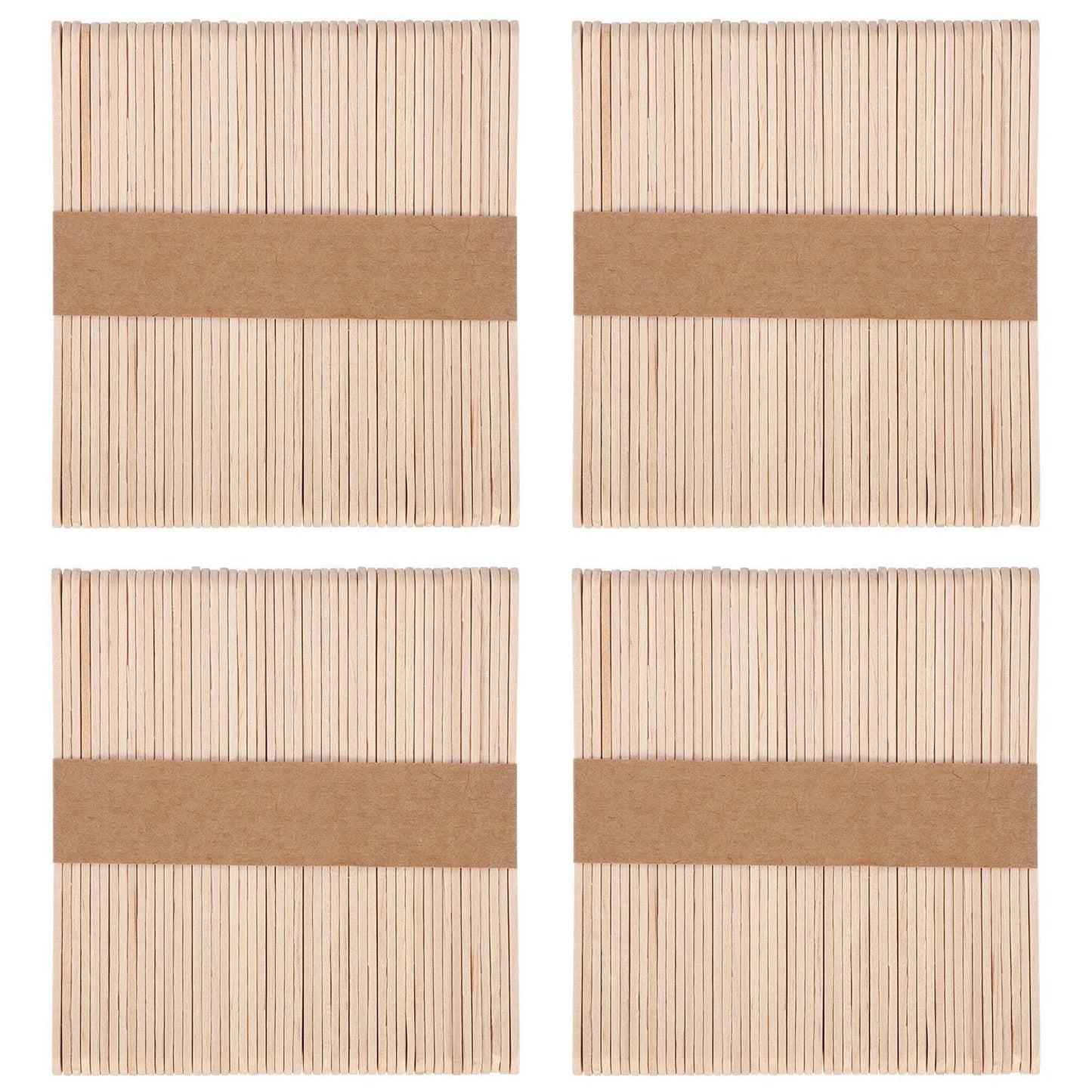 Natural Wooden Lolly Sticks For Desserts Kids DIY Art Project and Crafts