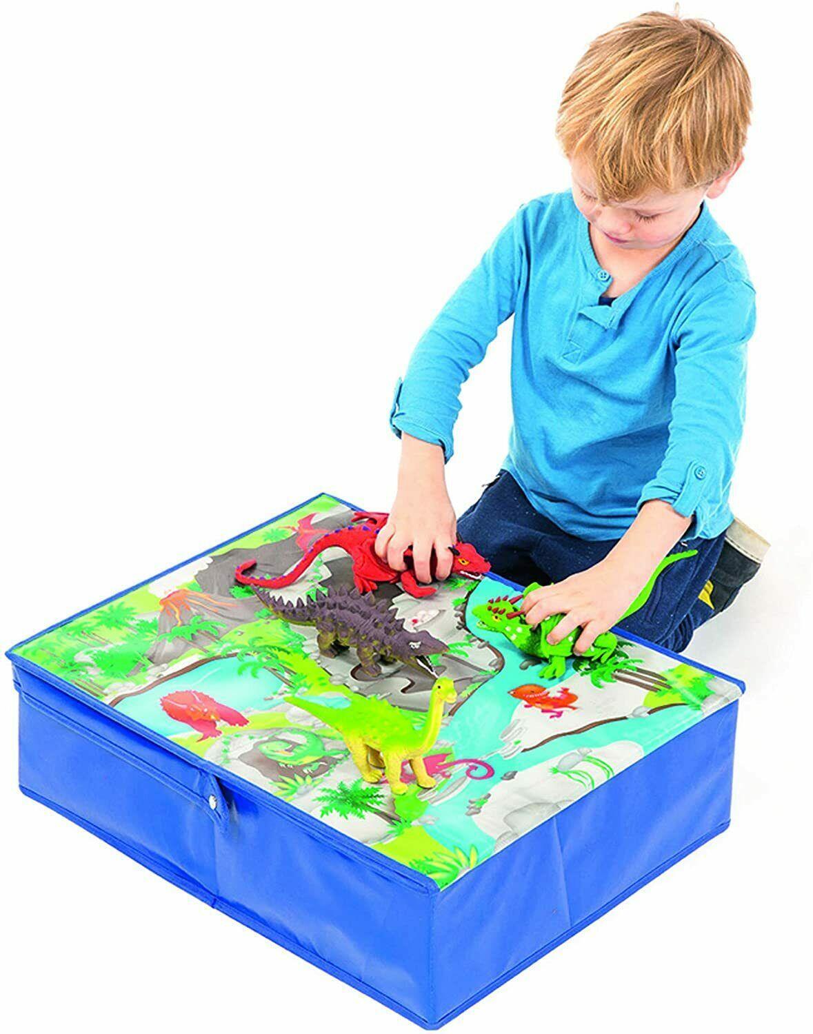 Fun2Give Pop-It-Up Dinosaur Table with Toy Storage Playhouse Storage Box