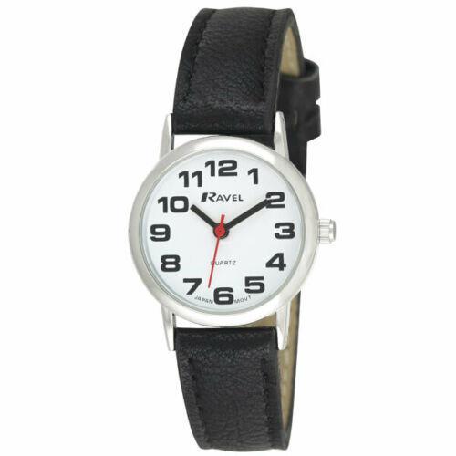 Ravel Ladies Classic Strap Watch Black / Silver R0105.06.2A