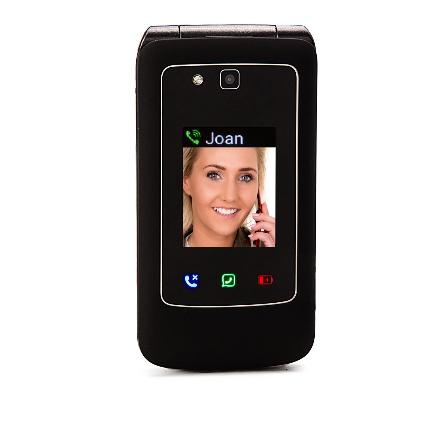 TT950 3G Flip Android Whatsapp Mobile Phone Car Charger, Dock Charger, Sim