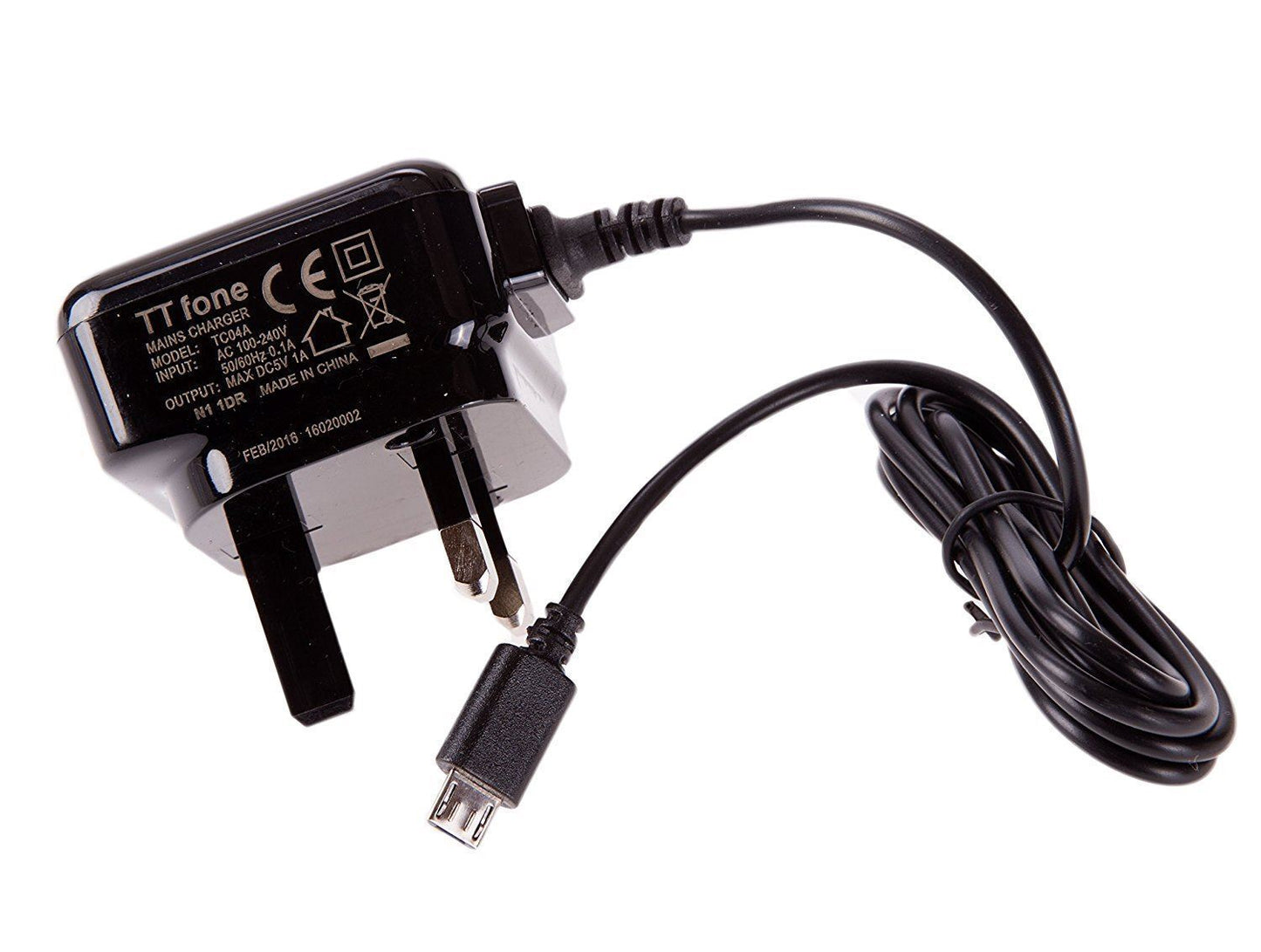 TTfone Original Mains Charger for TTfone Big Button Easy to use Mobile Phones