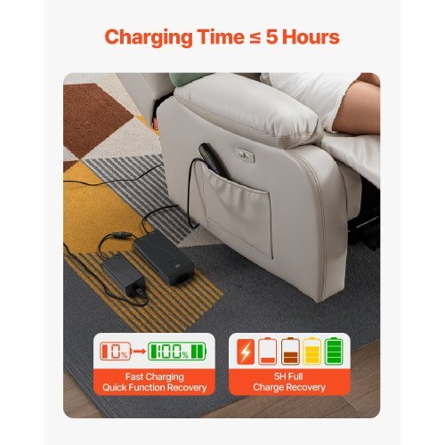 Battery Pack for Reclining Furniture 2500 mAh 2-Pin Recliner Battery Pack