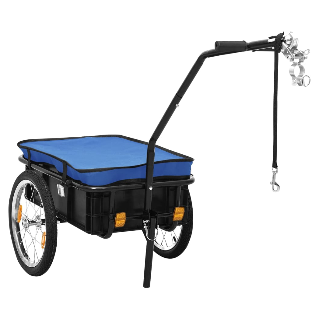 Bike Cargo Trailer/Hand Wagon 155x60x83 cm Steel Blue