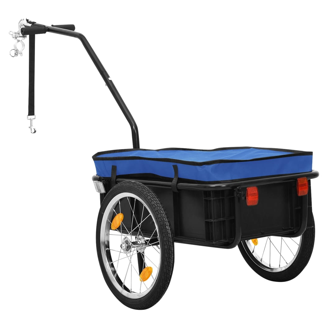 Bike Cargo Trailer/Hand Wagon 155x60x83 cm Steel Blue