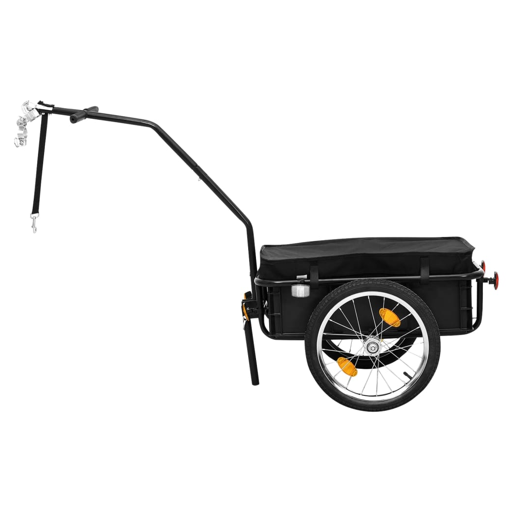 Bike Cargo Trailer/Hand Wagon 155x60x83 cm Steel Black