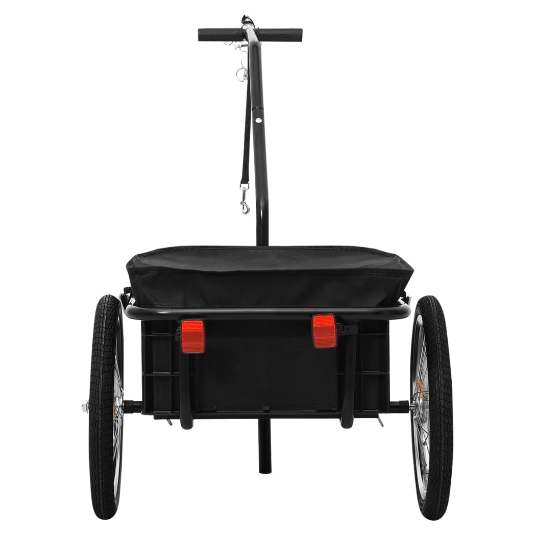 Bike Cargo Trailer/Hand Wagon 155x60x83 cm Steel Black