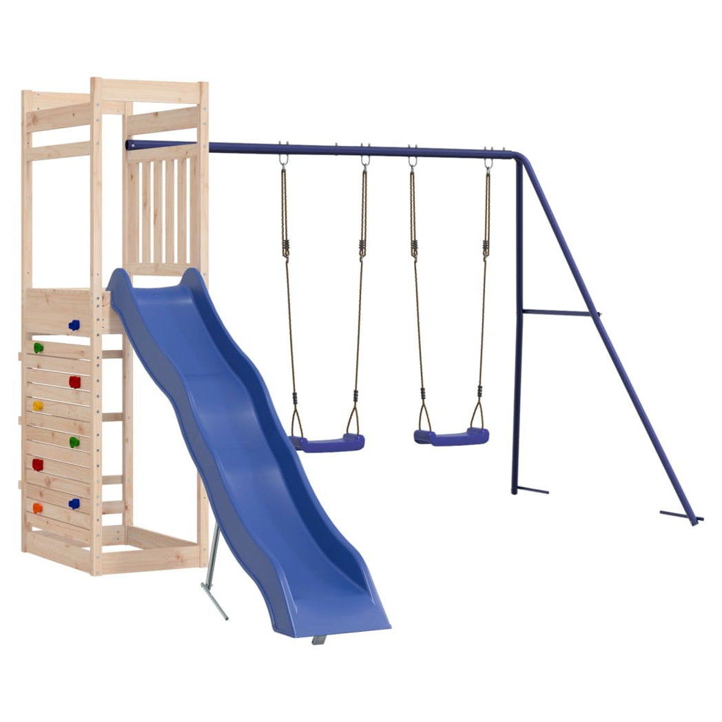 Outdoor Playset Solid Wood Pine