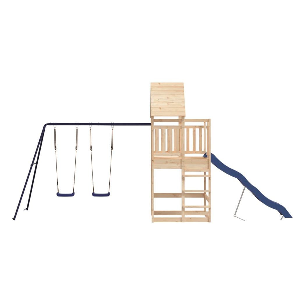 Outdoor Playset Solid Wood Pine