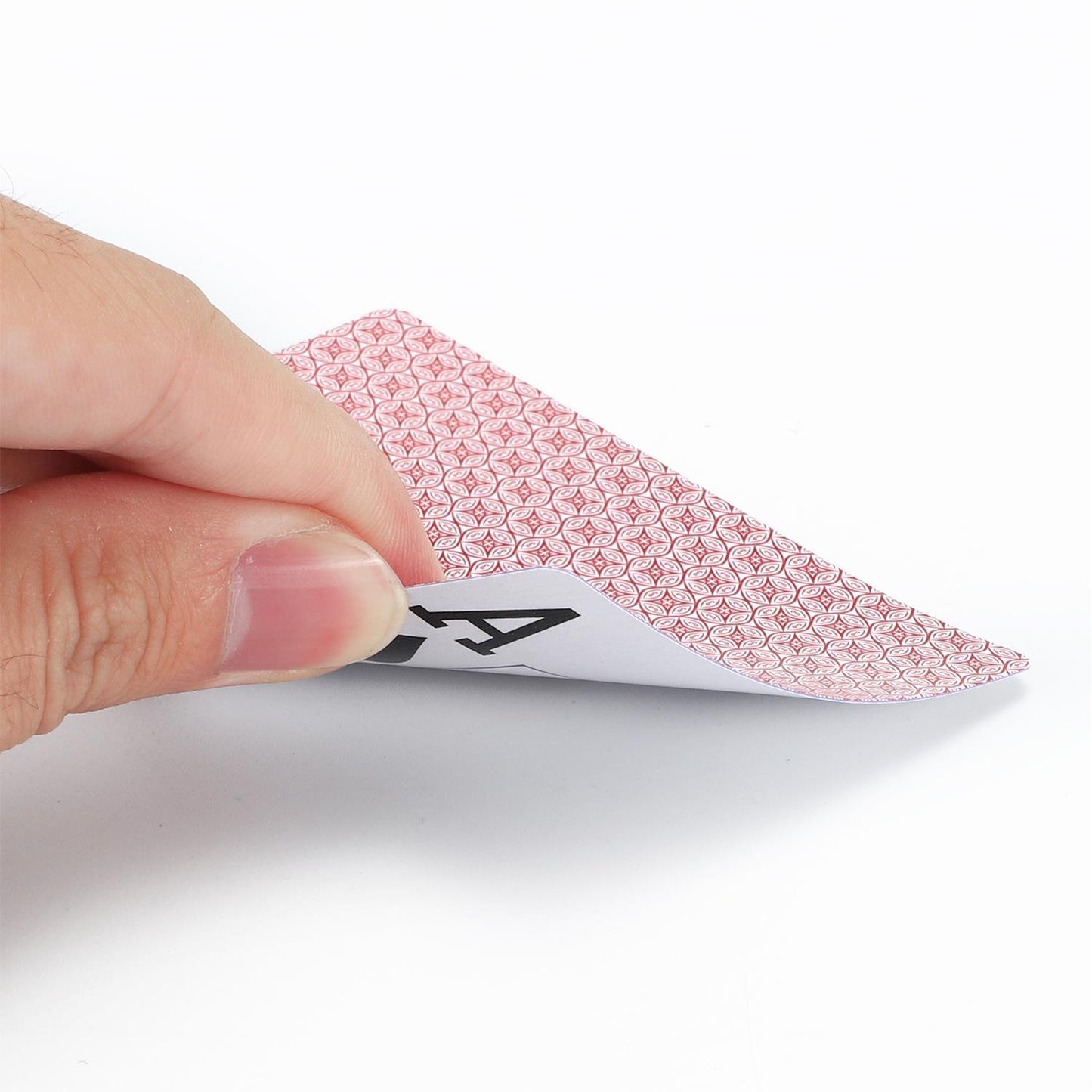 Traditional Check Poker Casino Plastic Coated Playing Cards 2 Decks