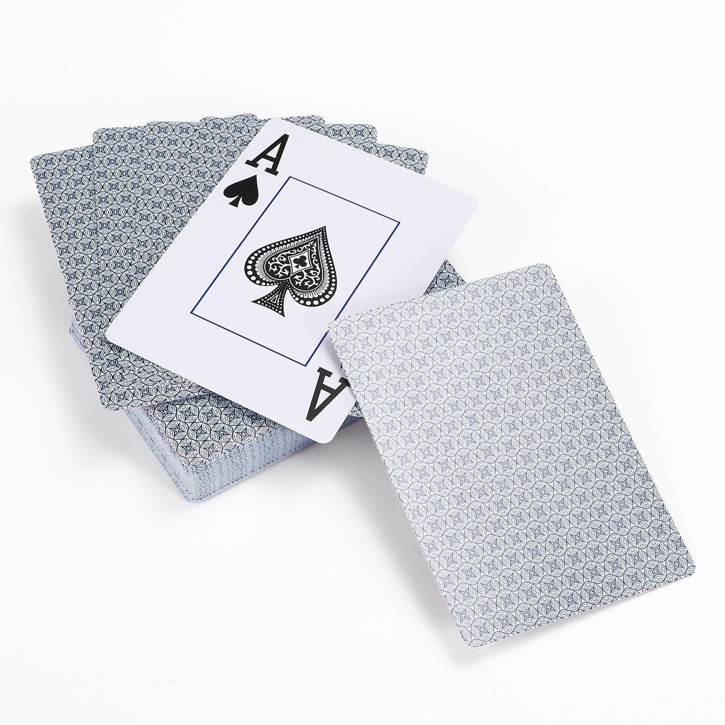 Traditional Check Poker Casino Plastic Coated Playing Cards 2 Decks