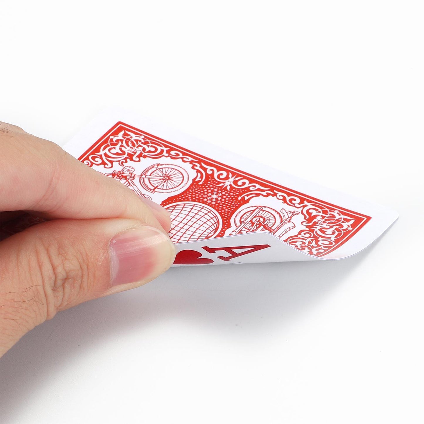 Traditional Motorbike Poker Casino Plastic Coated Playing Cards 12 Decks