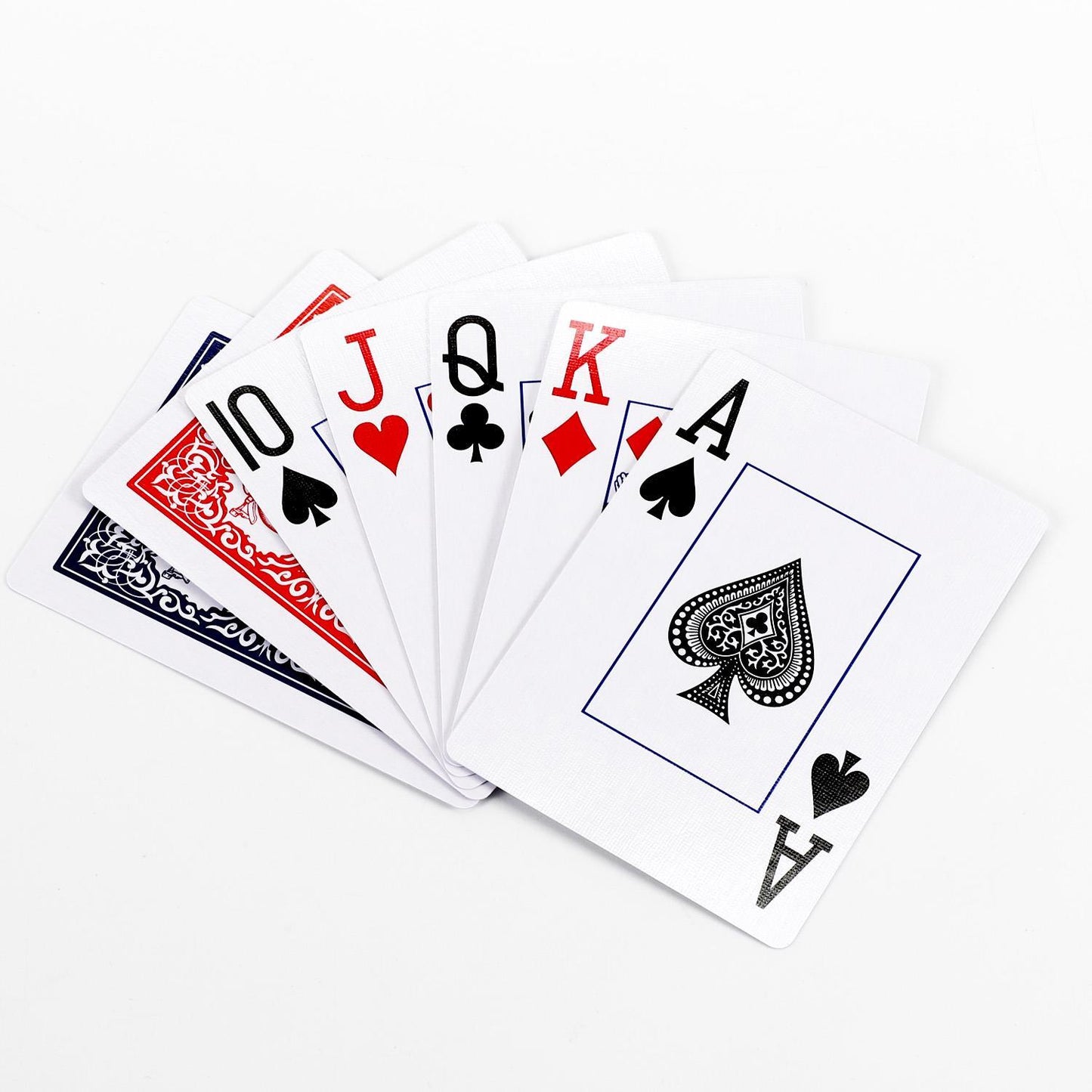 Traditional Motorbike Poker Casino Plastic Coated Playing Cards 6 Decks