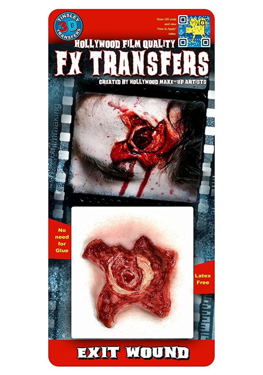 Costume 3D FX Transfers: Exit Wound
