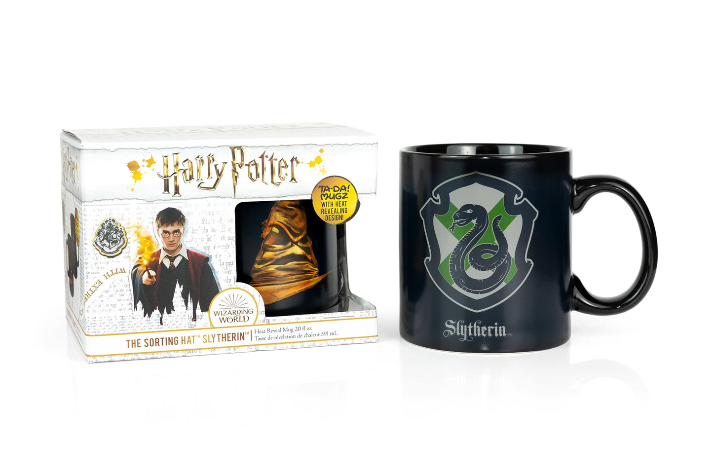 Harry Potter Slytherin 20oz Heat Reveal Ceramic Coffee Mug | Color Changing Cup