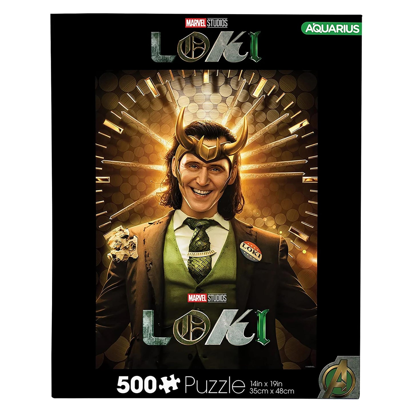 Marvel Loki 500 Piece Jigsaw Puzzle