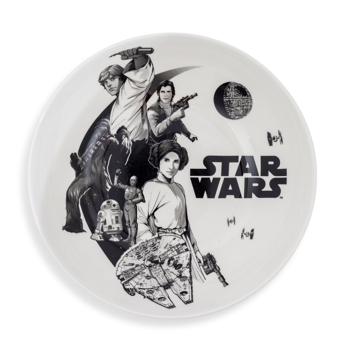 Star Wars Collage 9-Inch Ceramic Coupe Dinner Bowl