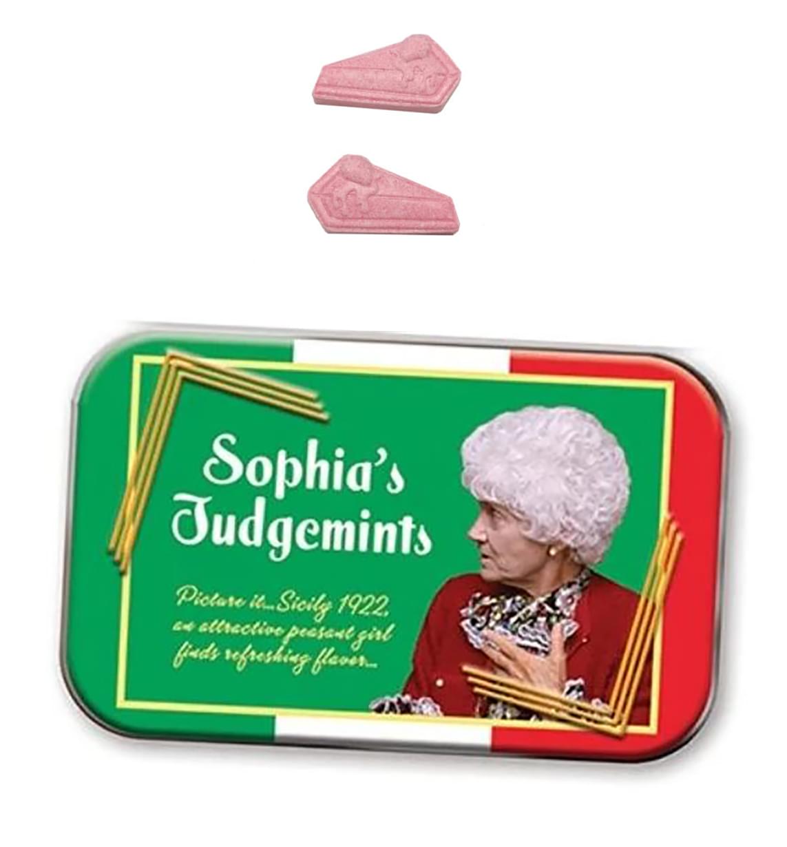 The Golden Girls Stay Golden Mints In Collectible Tin | Sophia's Judgemints