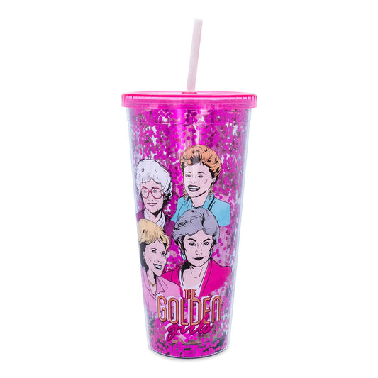 The Golden Girls Confetti Carnival Cup With Lid and Straw | Hold 32 Ounces