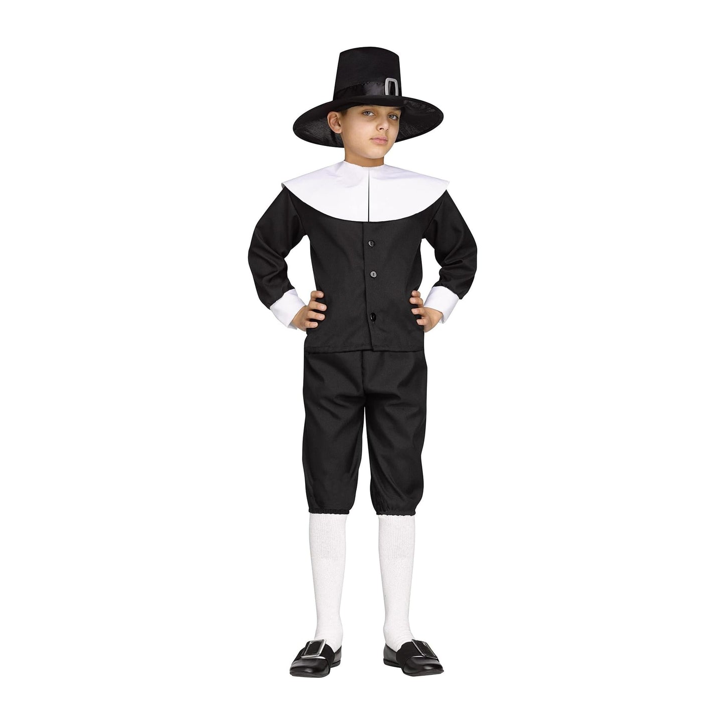 Pilgrim Boy Child Costume | Medium