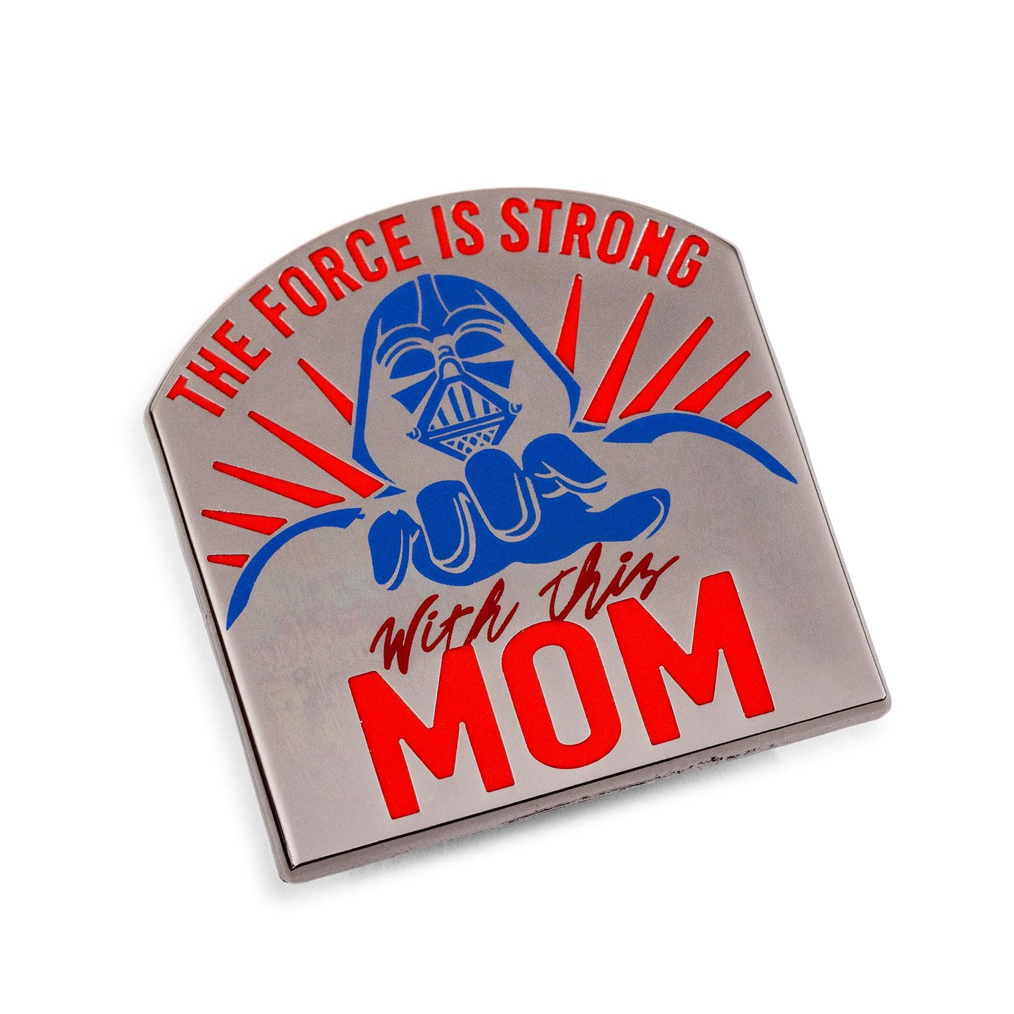 Star Wars Darth Vader "The Force Is Strong With This Mom" Enamel Pin