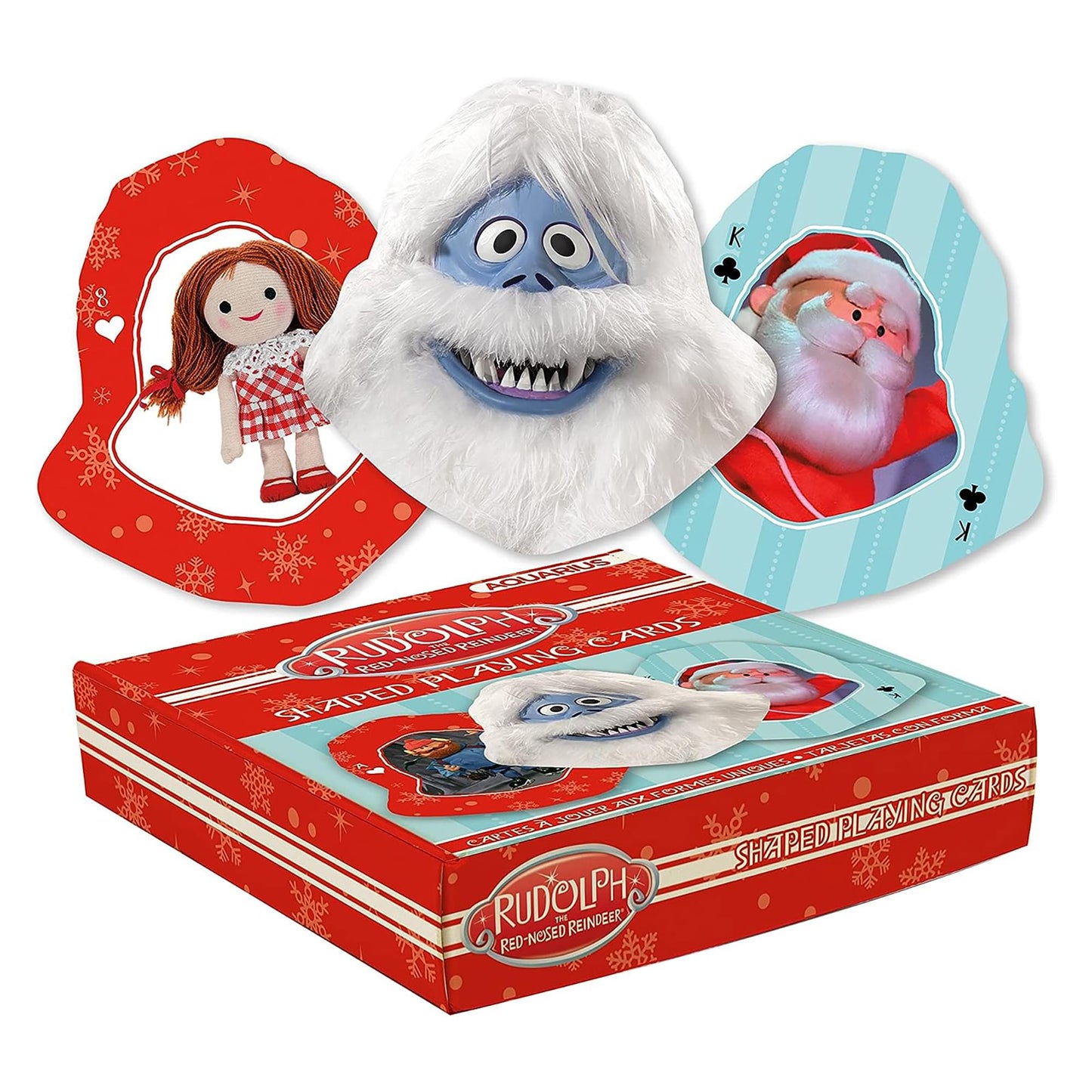 Rudolph the Red-Nosed Reindeer Shaped Playing Cards