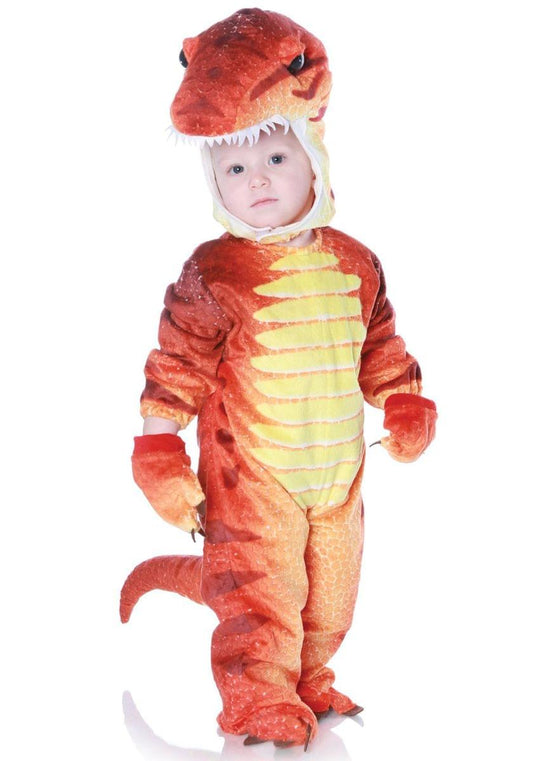 T-Rex Dinosaur Child Costume Rust Color L 2-4T