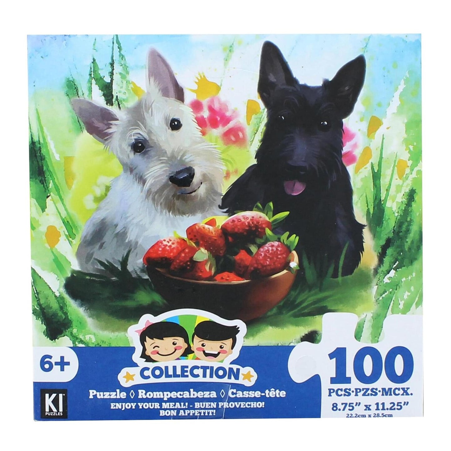 Painting Dog 100 Piece Juvenile Collection Jigsaw Puzzle
