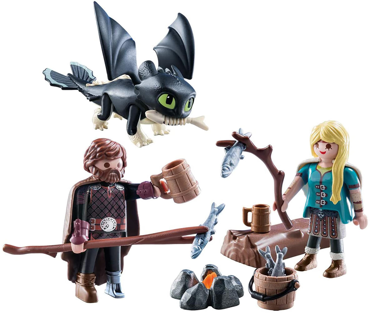 Playmobil How to Train Your Dragon III Hiccup & Astrid with Baby Dragon