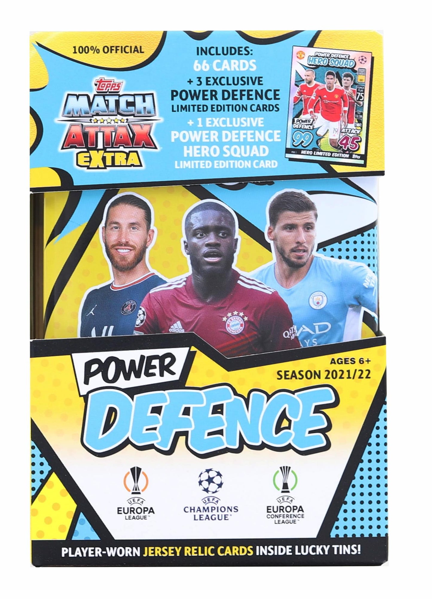 2021/2022 Topps UEFA Champions League Match Attax Extra Mega Tin | Power Defence