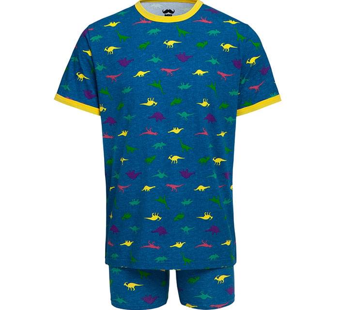 Dinosaur Dino-Mite! Men's Shirt & Boxer Briefs Sleep Set | Large