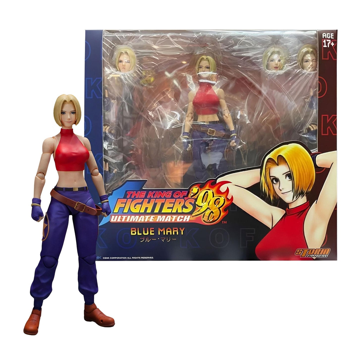 The King of Fighters Ultimate Match '98 8 Inch Action Figure | Blue Mary