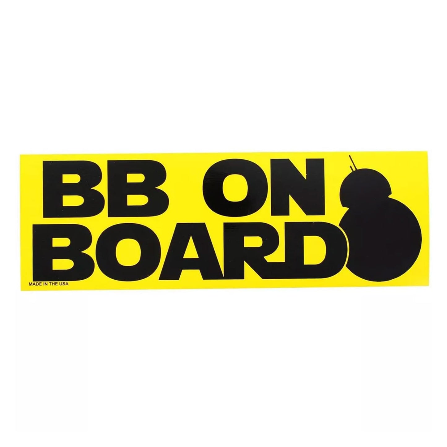 Star Wars Exclusive BB On Board Bumper Sticker