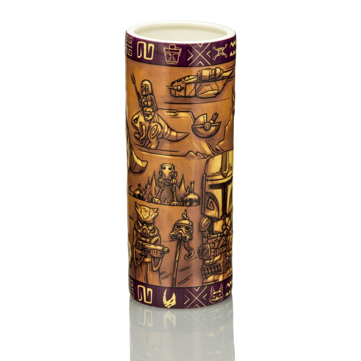 Geeki Tikis Star Wars: The Mandalorian Season 1 Scenic Ceramic Mug | 24 Ounces