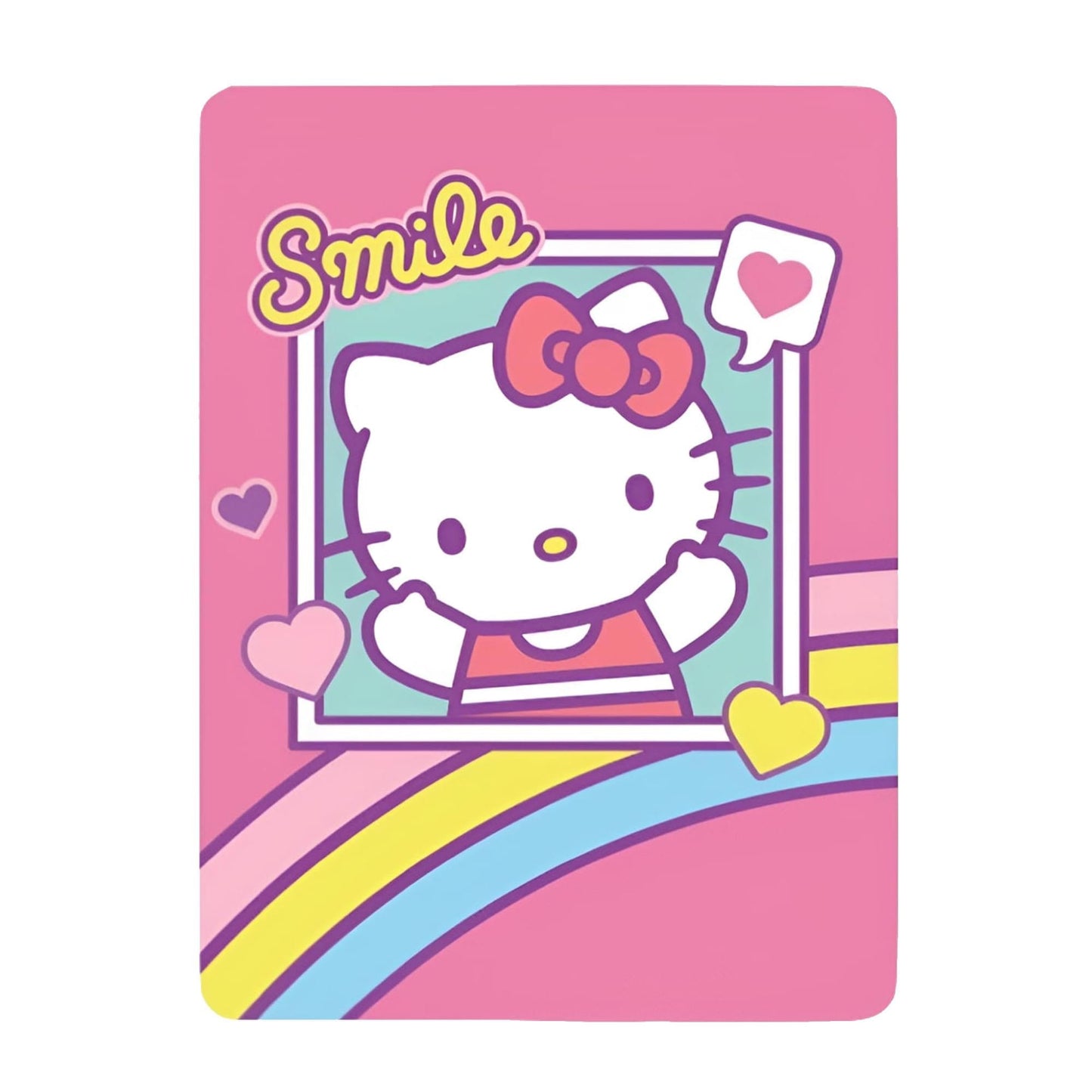 Sanrio Hello Kitty 45 x 60 Inch Fleece Throw Blanket