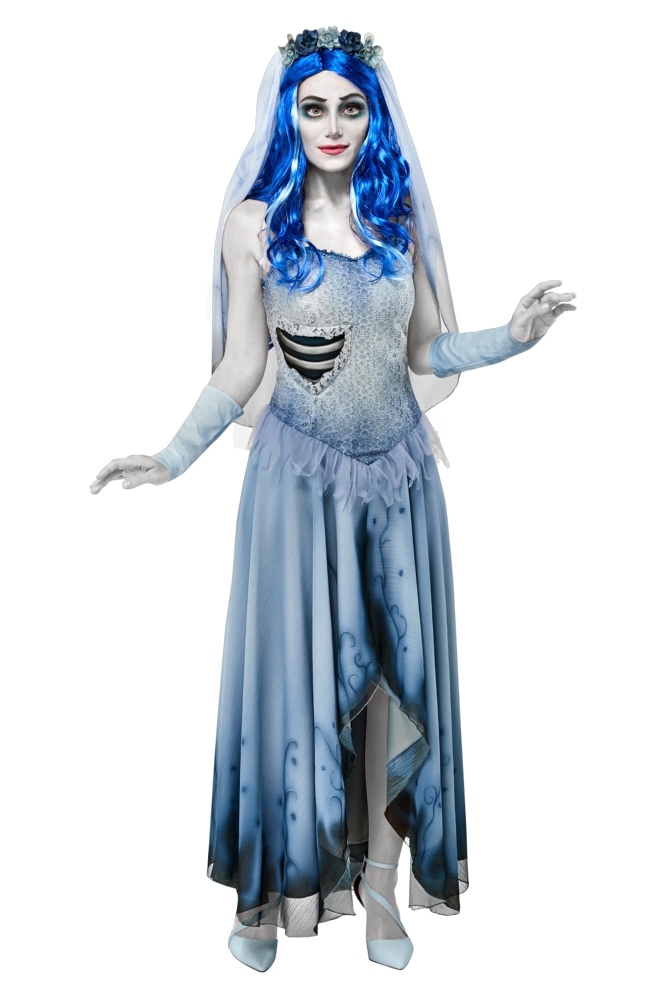 Tim Burton's Corpse Bride Emily Women's Costume | Large