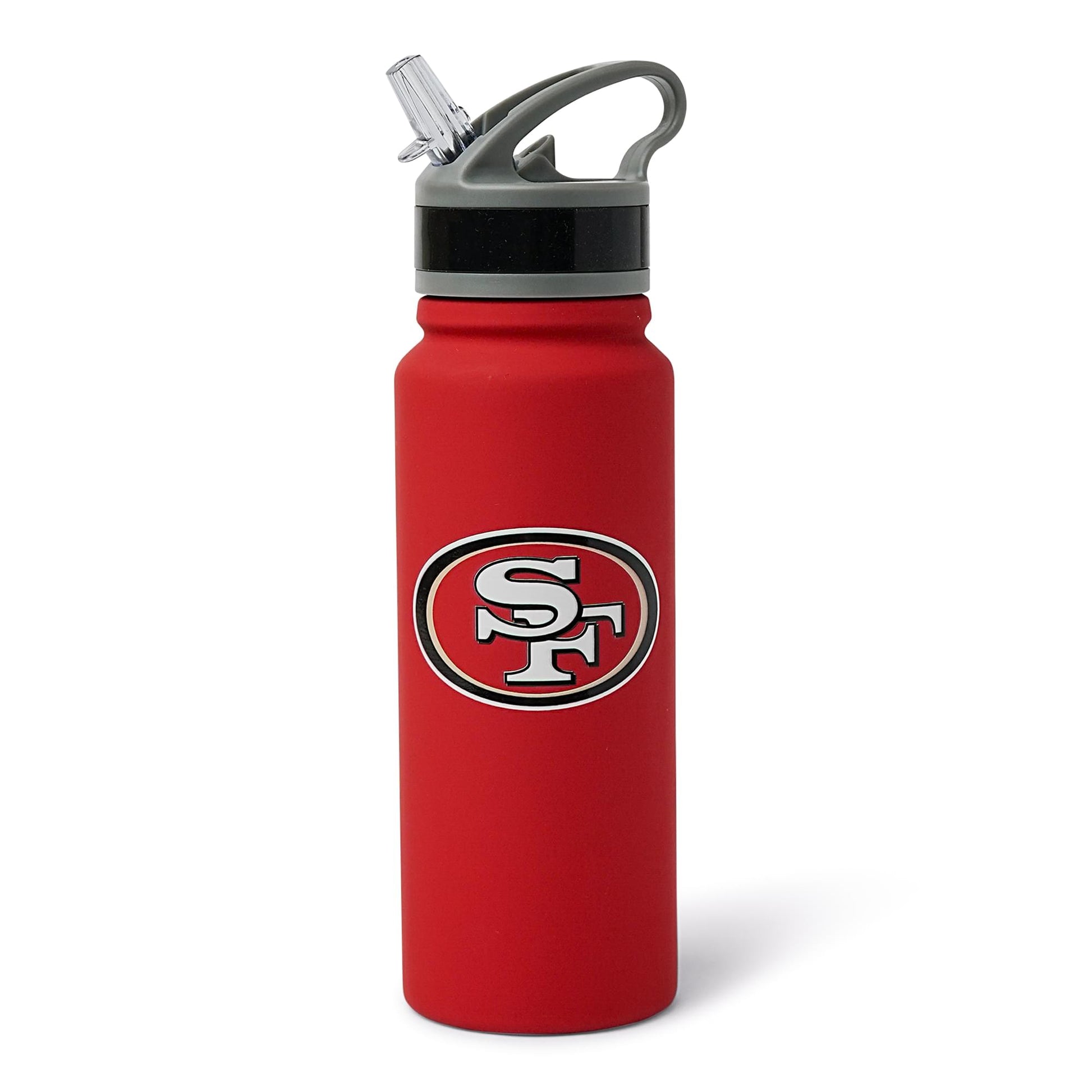 San Francisco 49ers Swagger 25-Ounce Stainless Steel Flip-Top NFL Water Bottle