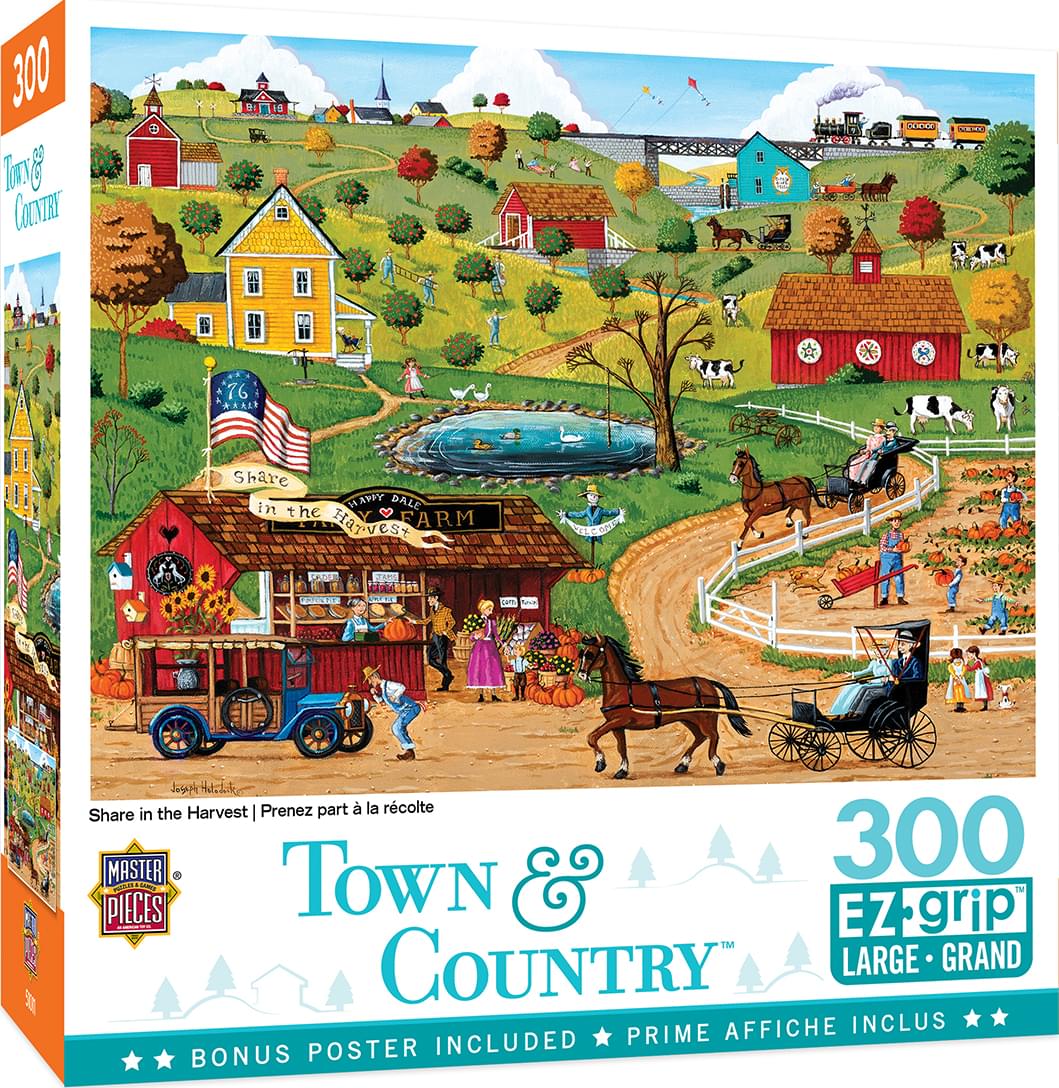 Share in the Harvest 300 Piece Large EZ Grip Jigsaw Puzzle