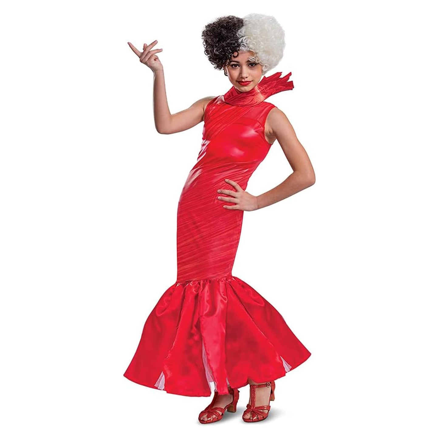 Disney Cruella Tween Red Costume Dress | Jr (7-9)