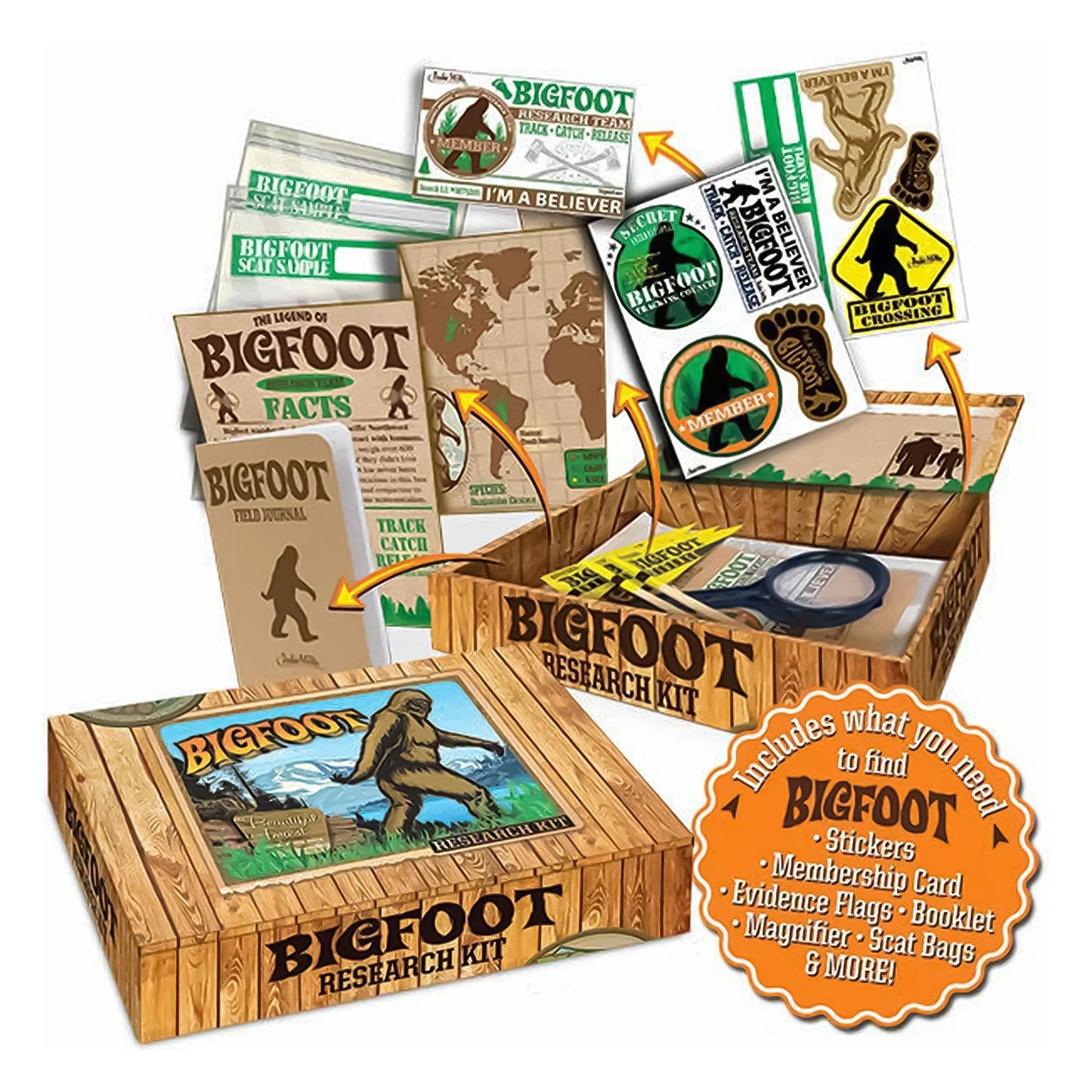Bigfoot Research Kit Gag Gift