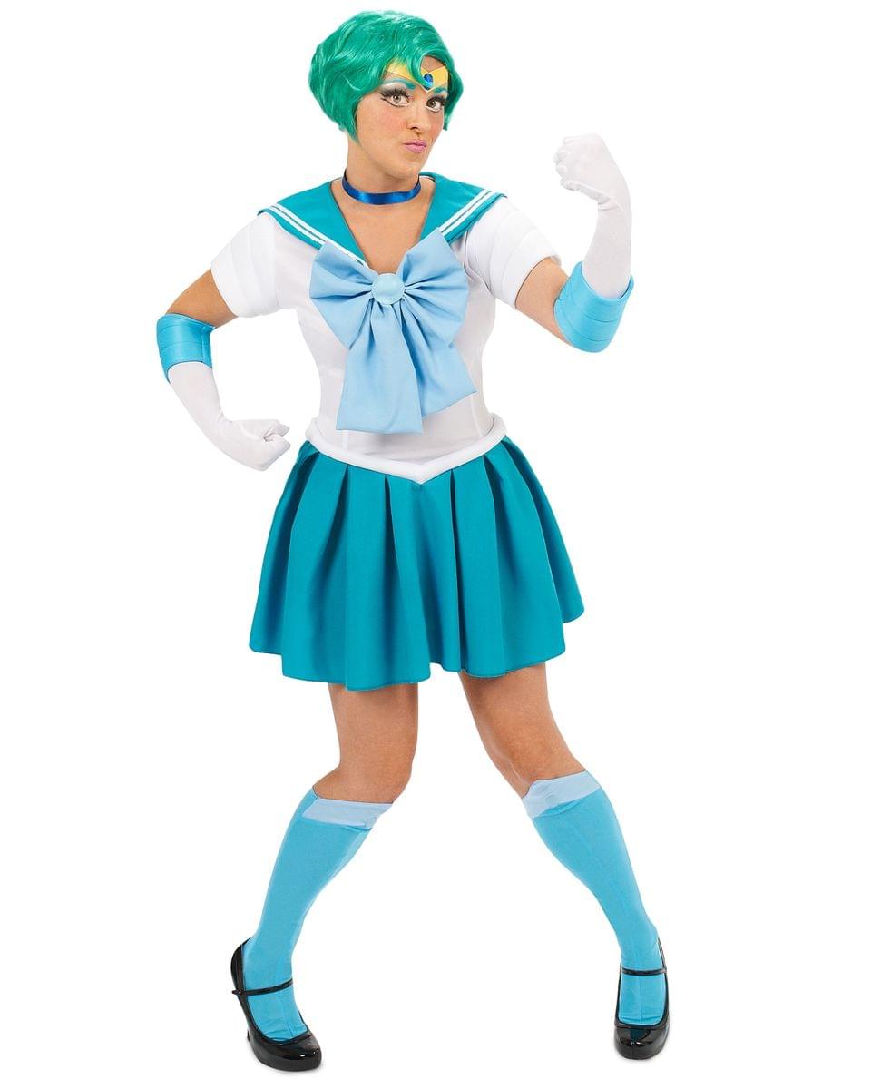 Sailor Moon Mercury Sexy Adult Costume Medium