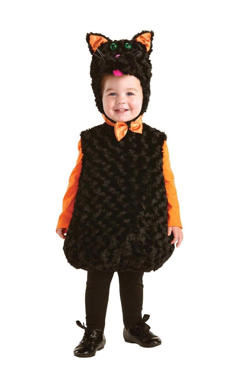 Belly Babies Black Cat Costume Child Toddler X-Large 4-6