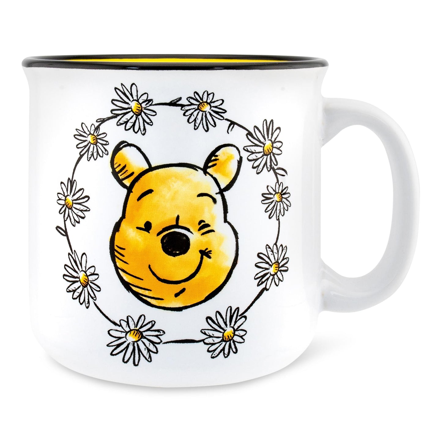 Disney Winnie the Pooh "Enjoy The Little Things" Ceramic Camper Mug | Holds 20 Ounces