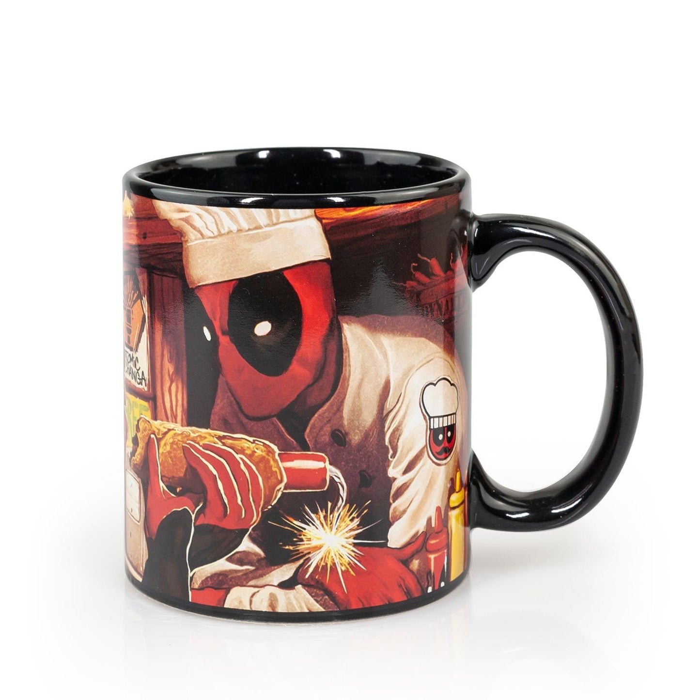 Dead Pool Costume | Dead Pool Atomic Changa Ceramic Coffee Mug | 12 oz