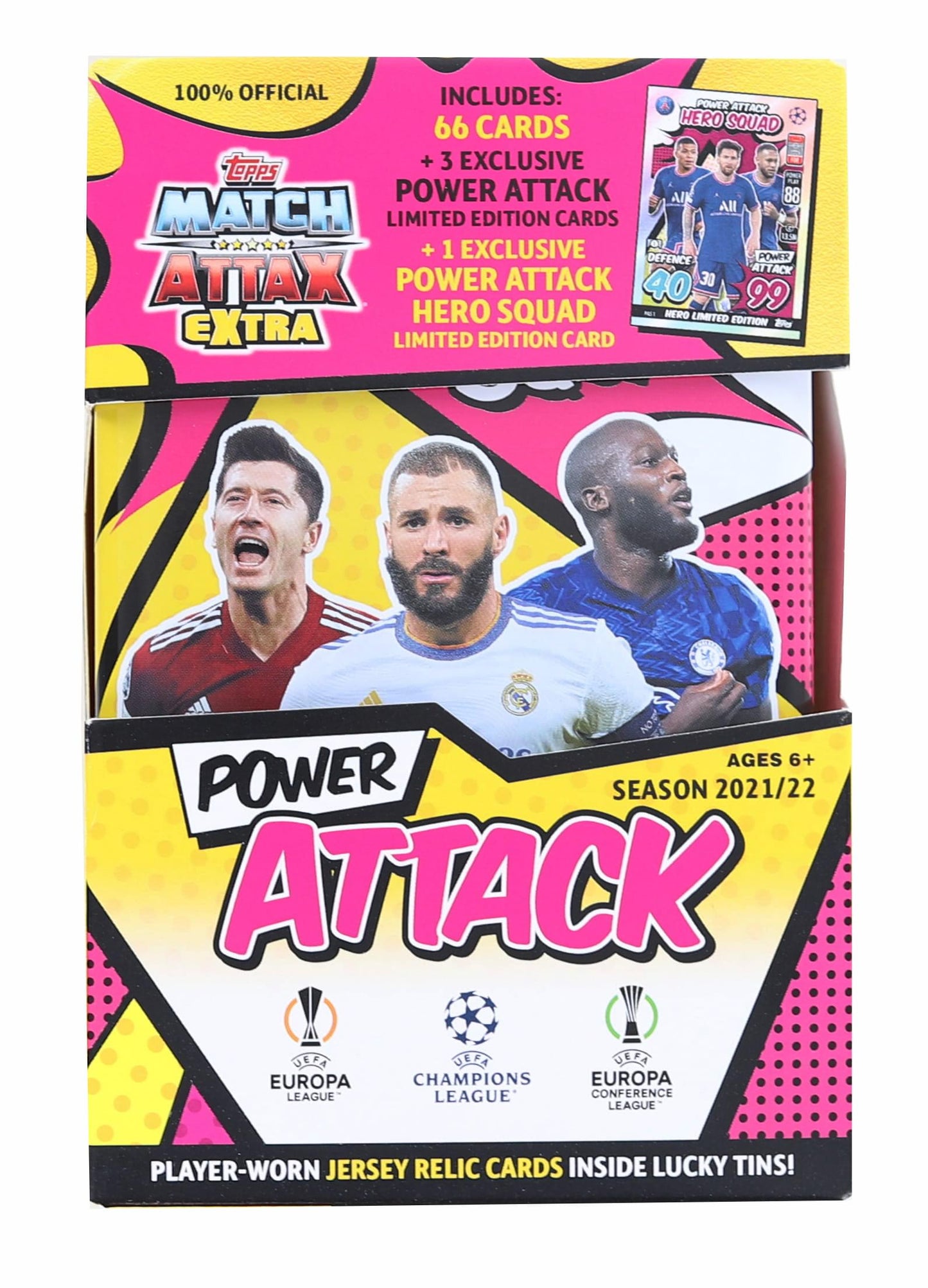 2021/2022 Topps UEFA Champions League Match Attax Extra Mega Tin | Power Attack